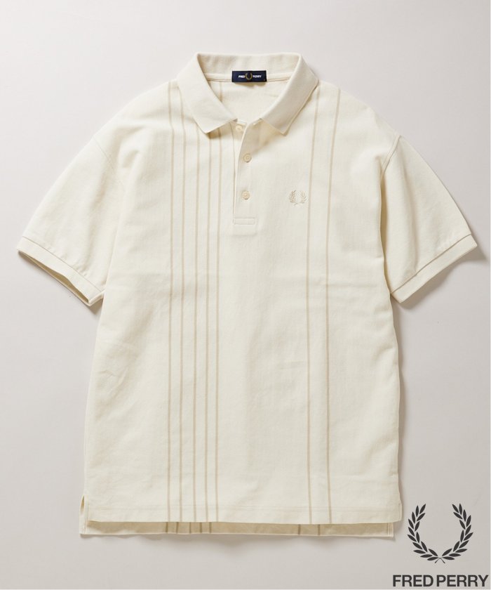 FRED PERRY for JOURNAL STANDARD / ストライプピケ ポロシャツ 