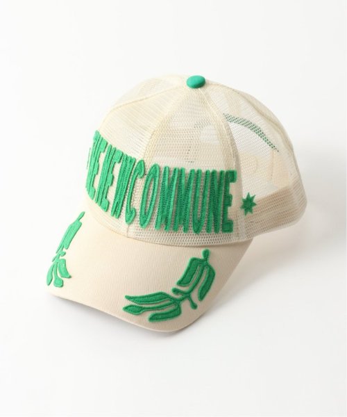 PULP(パルプ)/【FAF / フェイク アス フラワーズ】THE NEW COMMUNE MESH TRUCKER CAP/ホワイトA