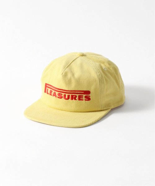 PULP(パルプ)/【PLEASURES / プレジャー】PIT STOP CORDUROY HAT/イエロー