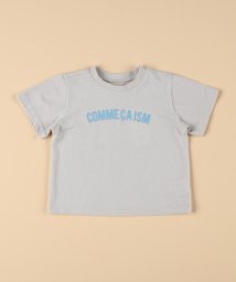 COMME CA ISM KIDS(コムサイズム（キッズ）)/半袖ロゴTシャツ(ベビーサイズ)/グレー