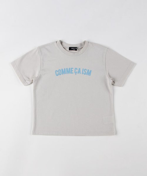 COMME CA ISM KIDS(コムサイズム（キッズ）)/半袖ロゴTシャツ/グレー
