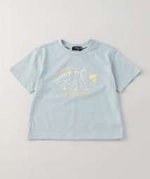 COMME CA ISM KIDS(コムサイズム（キッズ）)/恐竜プリントＴシャツ/サックス