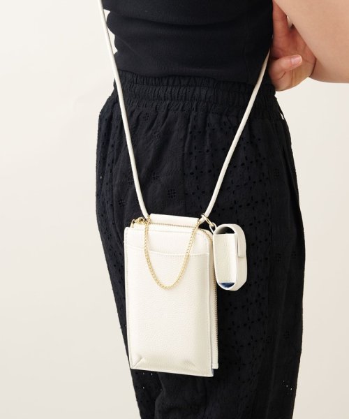 Odette e Odile(オデット エ オディール)/＜ODETTE E ODILE＞Chain SLING PURSE/WHITE