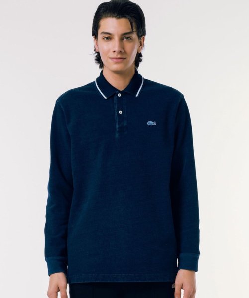 ルーズフィットビッグ鹿の子地インディゴポロシャツ ポロシャツ CE1668788291(12870円)