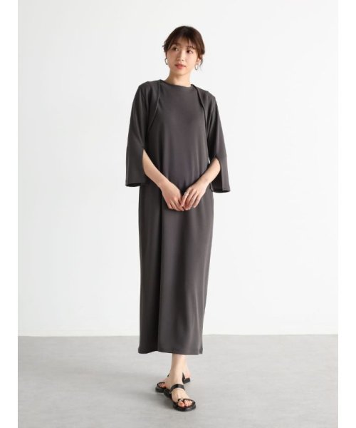 ノースリーブワンピース&ボレロセットアップ 9号 cm 着丈