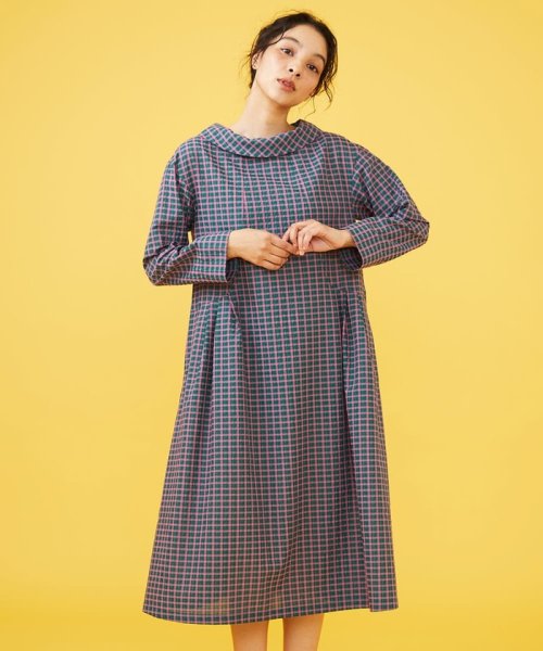 Marcar チェックワンピース 