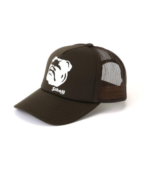 Schott(ショット)/DOG PRINT MESH CAP/ドッグプリント メッシュキャップ/ブラウン