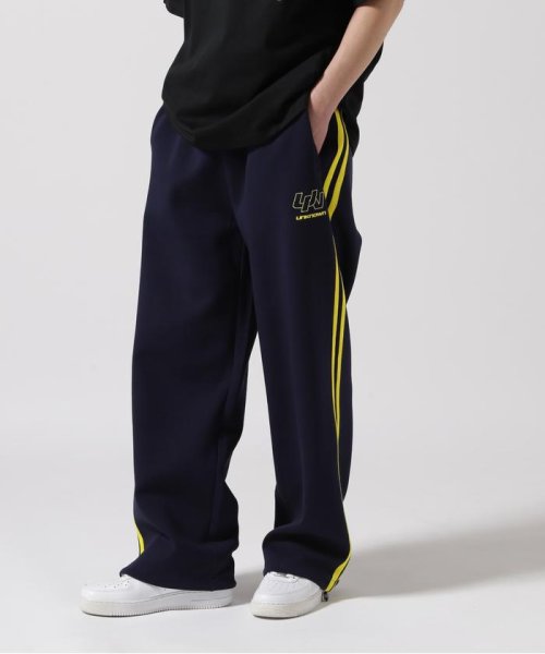 LHP(エルエイチピー)/UNKNOWN LONDON/アンノウンロンドン/BAGGYFIT UN POP STRIPE TRACK PANTS/ネイビー