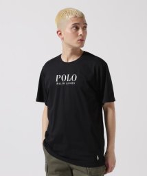 LHP(エルエイチピー)/POLO RALPH LAUREN/ポロラルフローレン/Logo printed Short Sleeve CrewNeck/ブラック