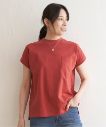 ikka(イッカ)/コットンUSAフレンチTシャツ/レッド