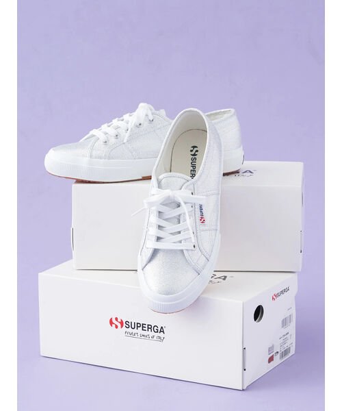 YECCA VECCA(イェッカ　ヴェッカ)/【SUPERGA】2750－LAMEW スニーカー/シルバー