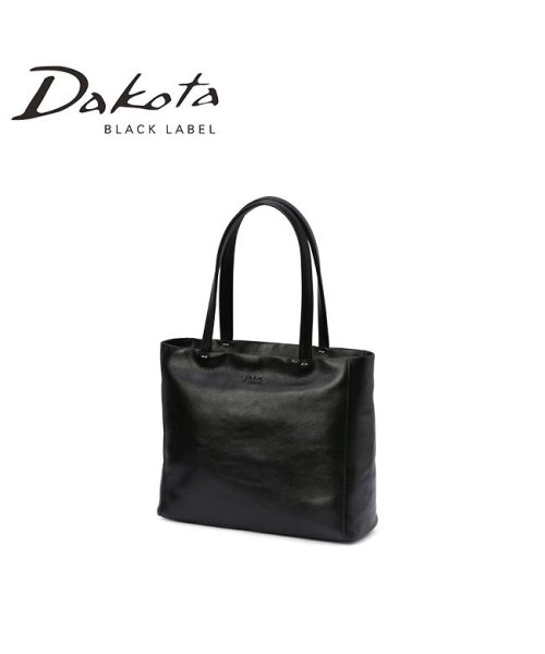 Dakota BLACK LABEL(ダコタブラックレーベル)/ダコタ トートバッグ メンズ ブランド レザー 本革 軽量 大容量 通勤 通学 肩掛け 大きめ A4 リーチ Dakota BLACK LABEL 162310/ブラック