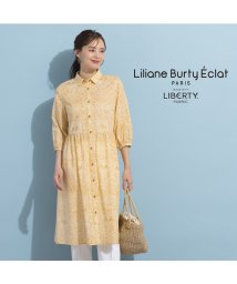 Liliane Burty ECLAT/【S・Mサイズ】リバティボタニカルプリント　シャツワンピース/506031359
