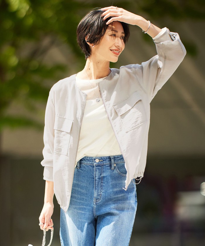 グレー系｜ジャケット｜iCB (Lサイズ)(アイシービーエルサイズ)｜阪急