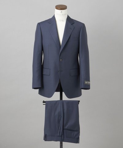 【DORMEUIL】AMADEUS365 スーツ（ネイビーストライプ）