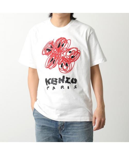 KENZO(ケンゾー)/KENZO Tシャツ PFE55TS2734SG DRAWN VARSITY/その他