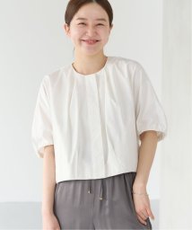 IENA(イエナ)/《予約》クロップドノーカラーシャツ/ホワイト