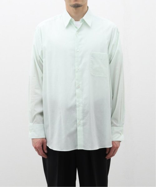 EDIFICE(エディフィス)/【MARKAWARE / マーカウェア】COMFORT FIT SHIRT LOAN/グリーンE