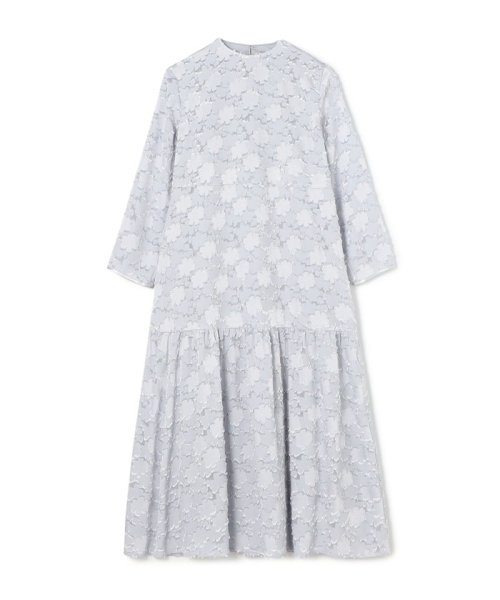マーガレットカットジャカード フレアギャザーワンピース 