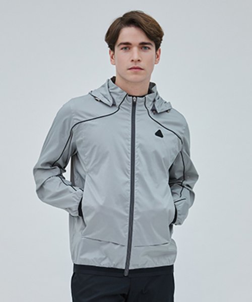 LANVIN SPORT(ランバン スポール)/フルオープンブルゾン【はっ水】/グレー