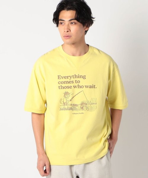 Grand PARK(グランドパーク)/Collegiate Pacific(カレッジエイト パシフィック)ガゼットハーフスリーブTシャツ/20イエロー