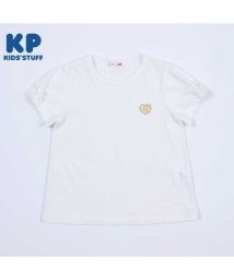 KP(ケーピー)/KP(ケーピー)【日本製】パフスリーブ半袖Tシャツ(140～150)/オフホワイト