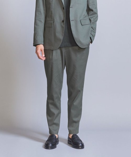 TORAY ドライ ポリエステル 1プリーツ イージーパンツ － セットアップ対応 ストレッチ 吸水速乾 マルチ機能 － B89 W72 H88 TORAY 吸水速乾