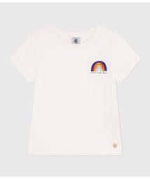 PETIT BATEAU(プチバトー)/プリント半袖Ｔシャツ/オフホワイト