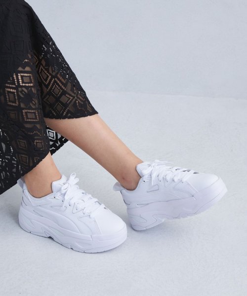 green label relaxing(グリーンレーベルリラクシング)/＜PUMA＞ウィメンズ ブラスター ドレスコード スニーカー / 厚底/WHITE