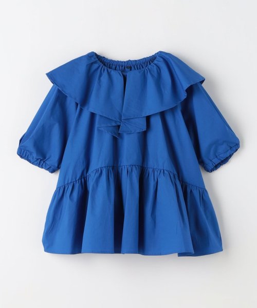 green label relaxing （Kids）(グリーンレーベルリラクシング（キッズ）)/TJ フレア カラー チュニック（無地）100cm－130cm/COBALT