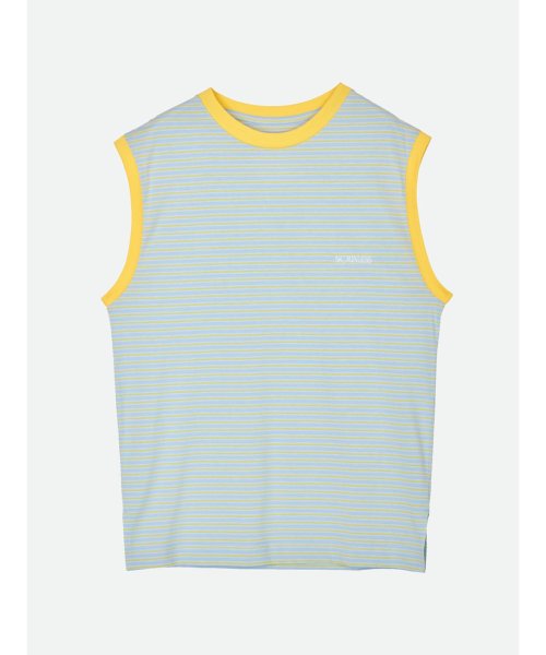 NOUNLESS(ナウンレス)/NOUNLESS DRY BORDER TANK TOP/LEMON