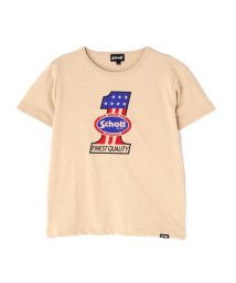 Schott(ショット)/直営限定/KID'S SS T－SHIRT "NO.1 AMERICAN"/キッズ ティーシャツ "ナンバーワンアメリカン/ベージュ