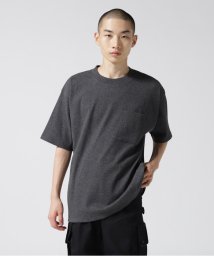 AVIREX(AVIREX)/《DAILY/デイリー》S/S RIB LOOSE FIT T－SHIRT/リブ ルーズフィット 半袖 Tシャツ /チャコール