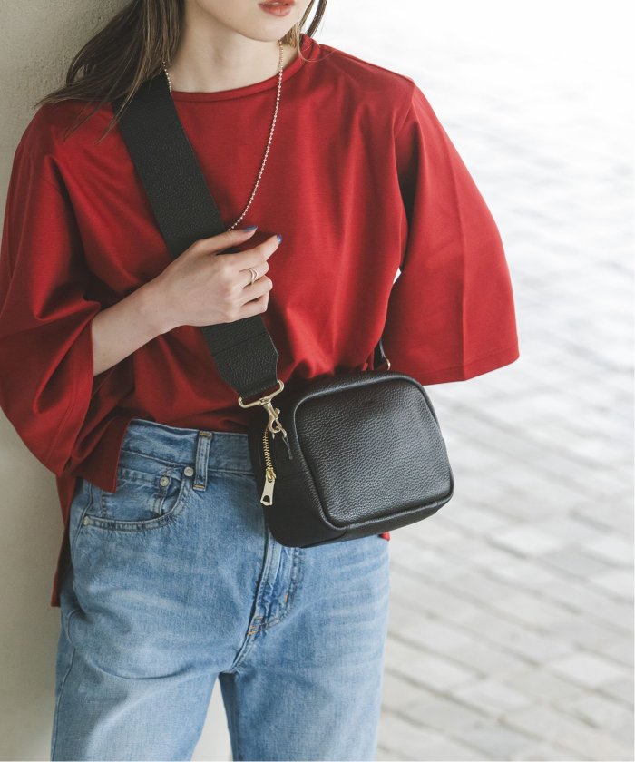 Ch!iii チー ショルダーバッグ ワイドベルトボストン 黒 ch!iii Wide