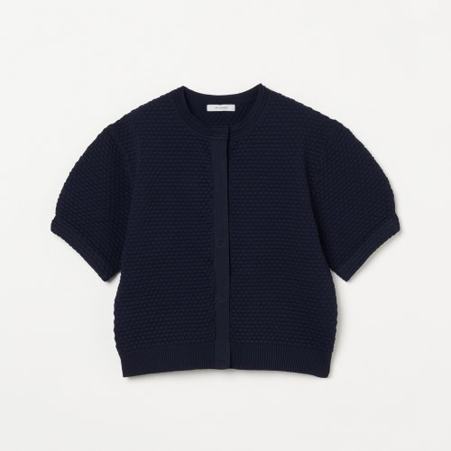 HELIOPOLE(エリオポール)/POPCORN KNIT CARDIGAN/ネイビー