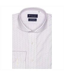 TOKYO SHIRTS/【超形態安定】 ホリゾンタルワイドカラー 綿100% 長袖 ワイシャツ/506032410