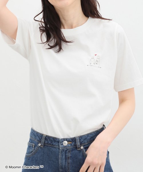 Honeys(ハニーズ)/ムーミン／半袖Ｔシャツ Tシャツ レディース 半袖 ムーミン キャラクター 大人 /その他