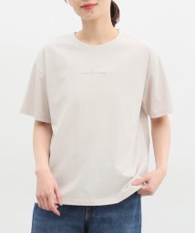 Honeys/きれいめロゴＴシャツ トップス Tシャツ レディース 半袖 ロゴ 接触冷感 夏 /506032769
