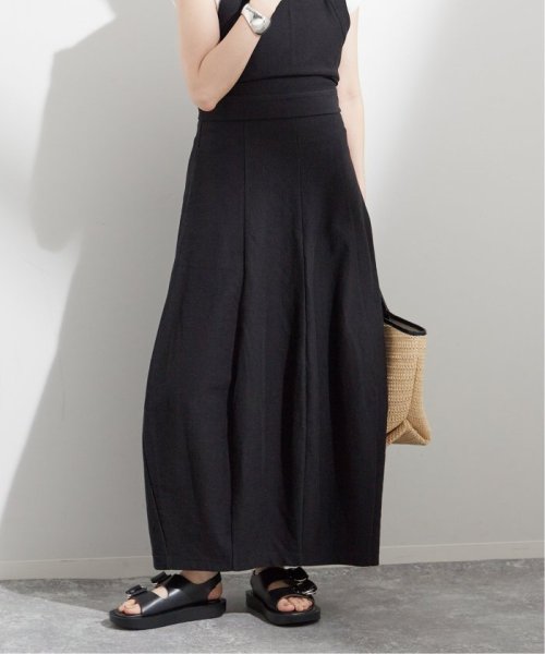 journal standard  L'essage (ジャーナルスタンダード　レサージュ)/《予約》【SANA/サナ】BALOON SKIRT MIDDLE JERSEY：スカート/ブラック