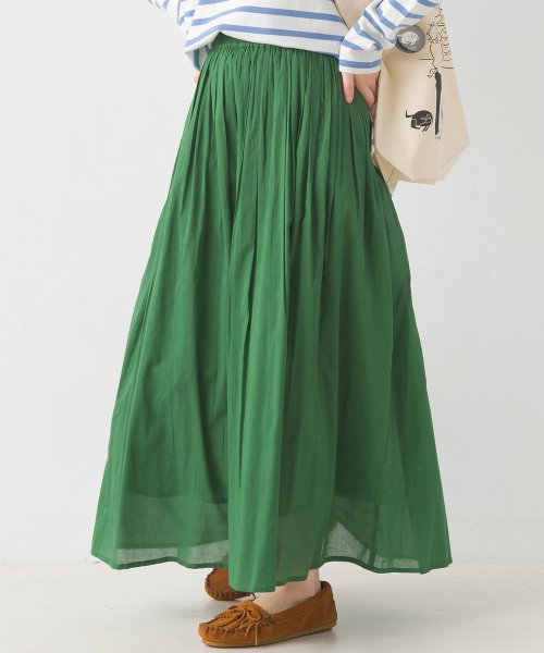 【OMNES】コットンボイル総柄ギャザースカート 人気・おすすめ｜売れ筋商品・話題商品におすすめ コスパ重視 安心配送 国内発送・正規流通商品
