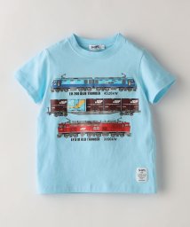 SHIPS Colors  KIDS(シップスカラーズ　キッズ)/《一部追加予約》SHIPS Colors:JR貨物列車プリント  TEE(80~130cm)◆/ライトブルー