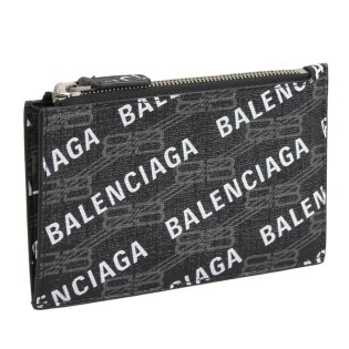BALENCIAGA/BALENCIAGA バレンシアガ CASH LONG COIN CARD HOLDER BB モノグラム キャッシュ ロング カード ケース コイン ケース /506033375