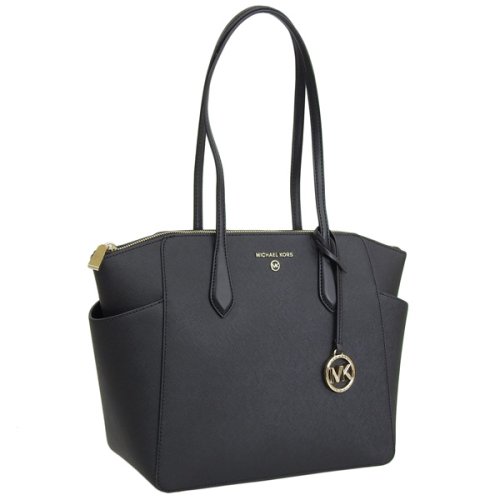 MICHAEL KORS(マイケルコース)/MICHAEL KORS マイケルコース MARILYN TOP ZIP TOTE MEDIUM マリリン トップジップ トート バッグ A4可 レザー Mサイ/ブラック