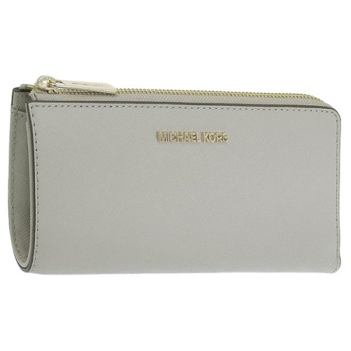 MICHAEL KORS(マイケルコース)/MICHAEL KORS マイケルコース JET SET TRAVEL THREE QUARTER ZIP WALLET LARGE ジェットセット トラベル /グレー