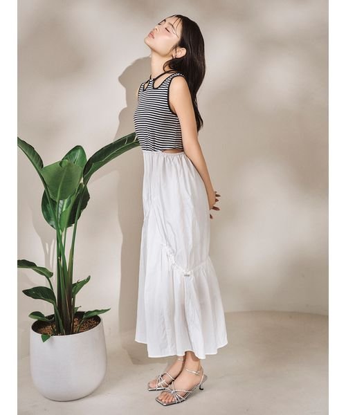 カットコンビドロストワンピース 予めご了承ください