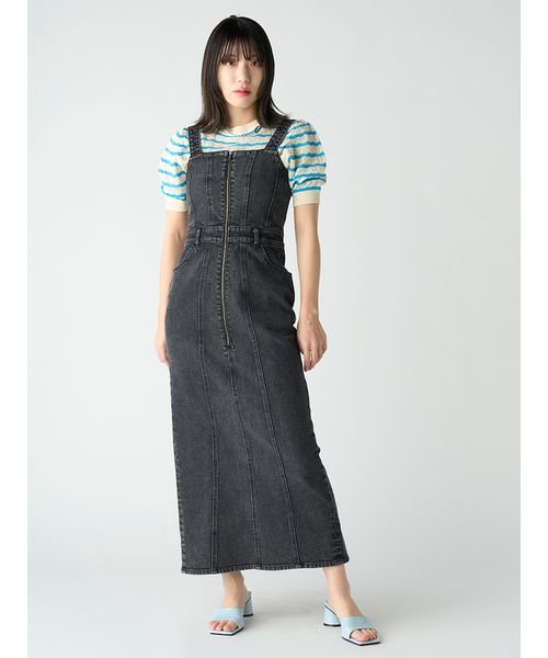 デニムジャンパースカート 予めご了承ください