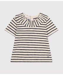 PETIT BATEAU/コットンボーダー半袖カットソー/506033559