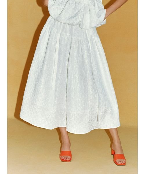 【WEB限定カラー】3WAYバルーンジャガードスカート 予めご了承ください