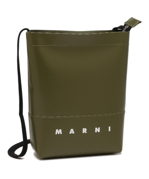 MARNI(マルニ)/マルニ ショルダーバッグ シューレースストラップ クロスボディバッグ ロゴ ミニバッグ カーキ メンズ MARNI SBMQ0068A0 P5769 00V67/その他