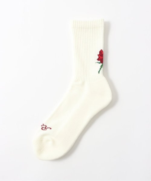 JOINT WORKS(ジョイントワークス)/【ROSTER SOX/ロスターソックス】 ROSE/ホワイト